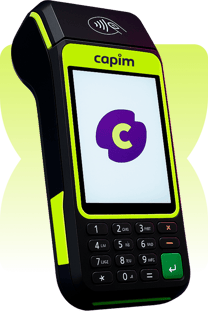 maquininha de cartão de crédito e débito Capim maquininha de cartão de crédito e débito Capim